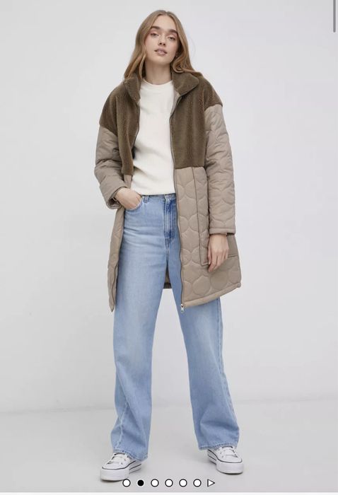 Демісезонна куртка овчина пальто шубка тедди тедді Zara розмір Л L
