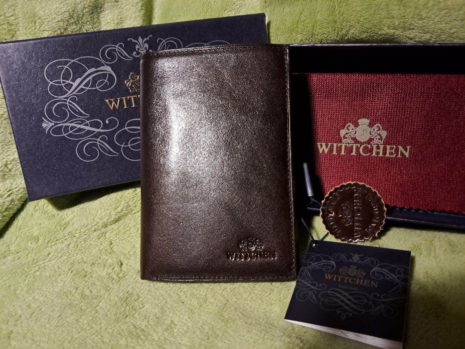 9. Nowy portfel Wittchen oryginalny męski skóra naturalna okazja