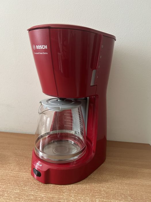 BOSCH ekspres do kawy przelewowy czerwony TKA3A034