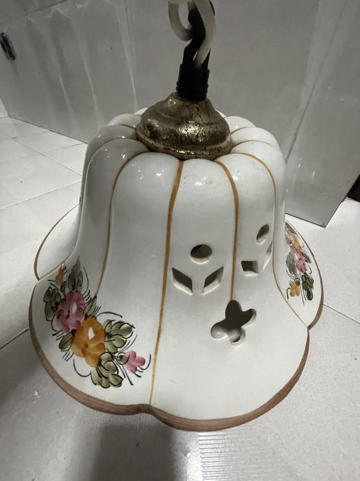 Candeeiro cozinha rústico