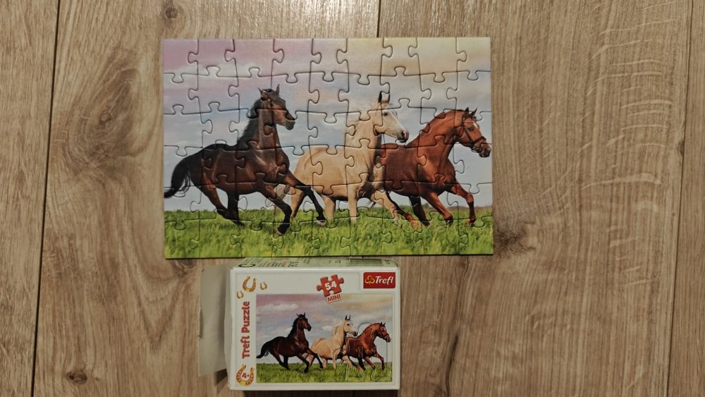 Puzzle Trefl mini 54 elementy Konie