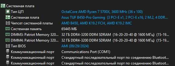 Материнська плата ASUS TUF B450‑PRO GAMING, AM4, мощний VRM, чек