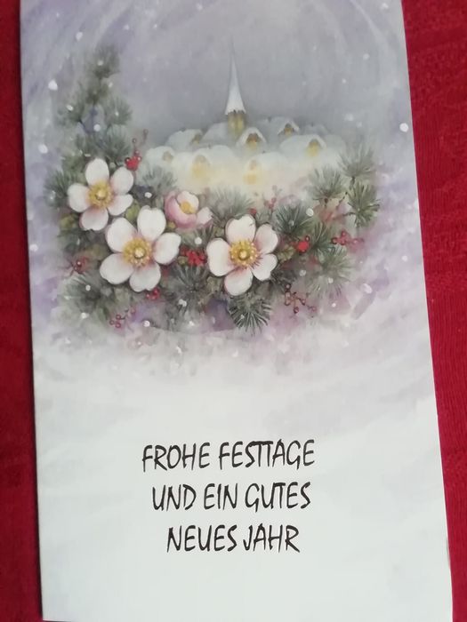Postal de Natal, alemão