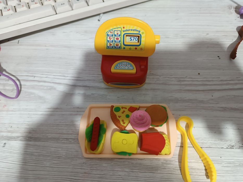 Набор игрушечного фастфуда для кукол