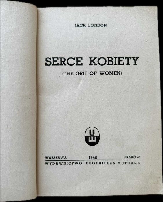 Serce kobiety Jack London 1948