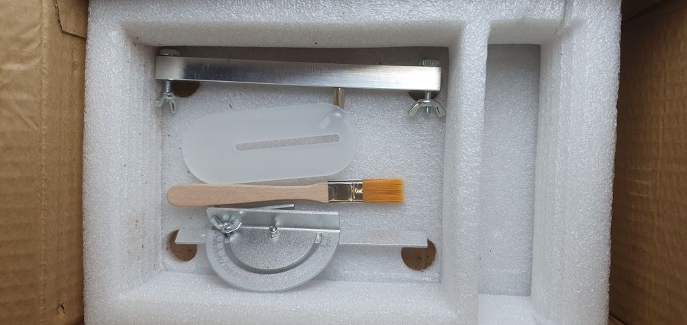 Mini piła tarczowa stołowa modelarstwo 4x tarcze zasilacz
