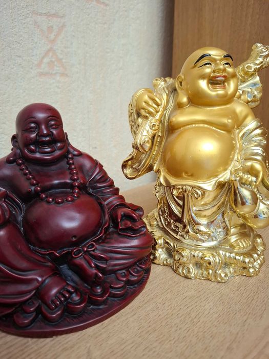 Подарок ,статуэтка  Хотей Смеющийся  Будда Фэн-шуй  Статуэтка  18 см
