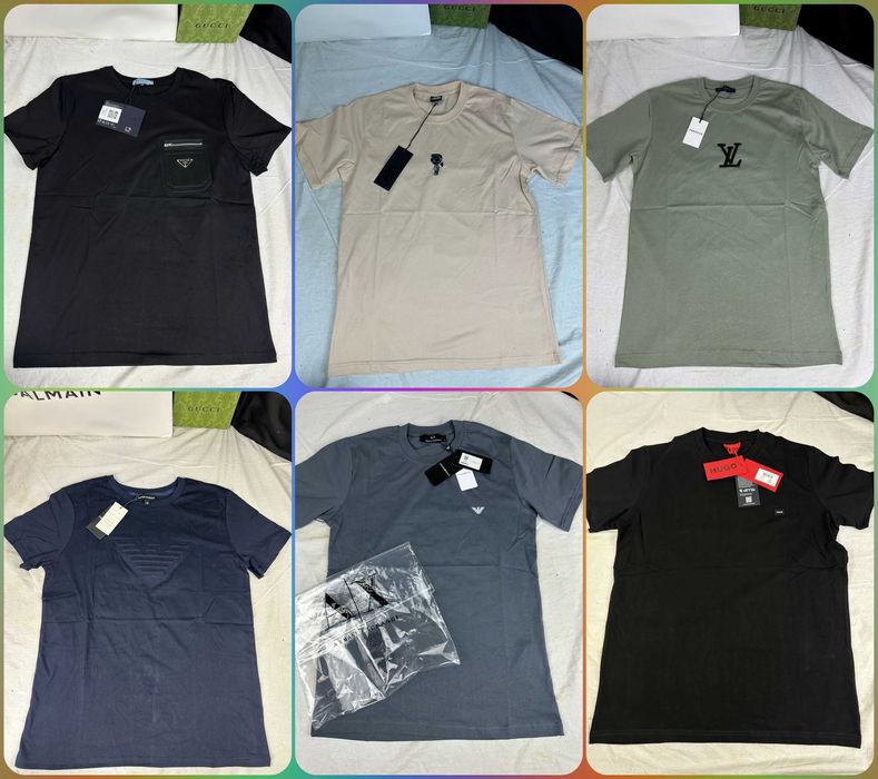 Koszulka lv tshirt boss koszulki męskie armani kolory