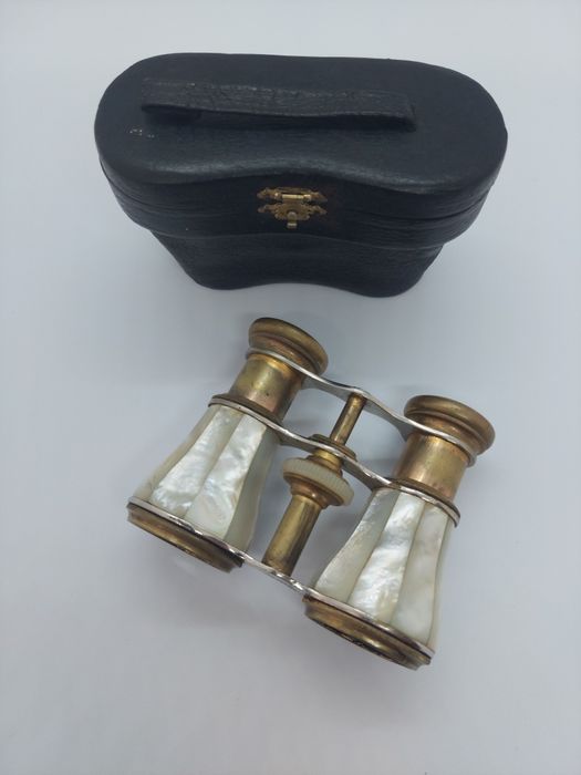 Binoculos Teatro Antigos CENTENARIOS madrepérola