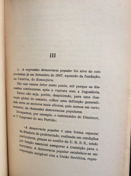 Problemas Humanos nas Democracias Populares, 1958