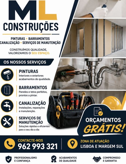 Pintura em geral e  pequenas remodelações servicos de manutenção