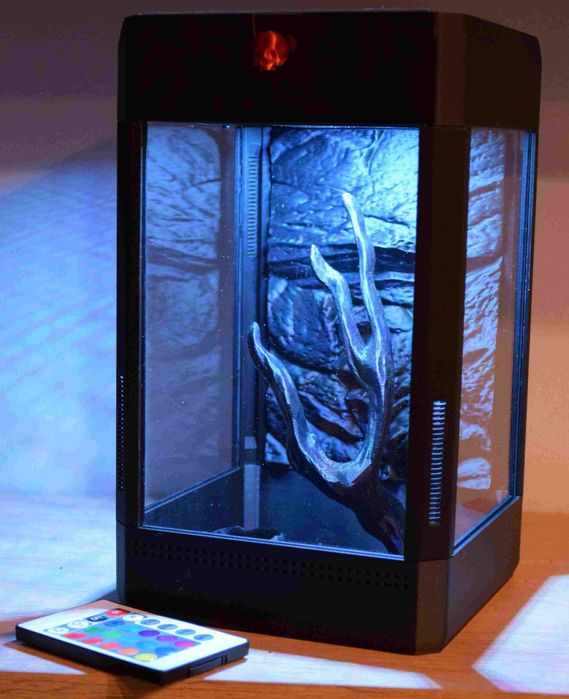 Terrarium RGB pilot ścianka 3D nowe