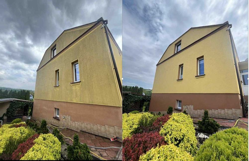 Mycie kostki brukowej / okien / elewacji / dachów