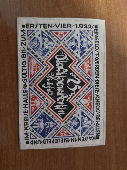 Nota de emergência de tecido  de Bielefeld de 1921