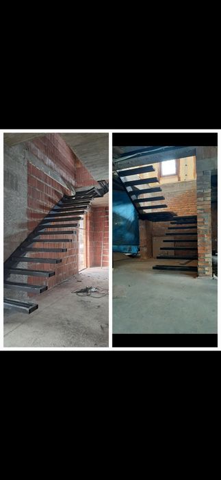 Schody półkowe wspornikowe