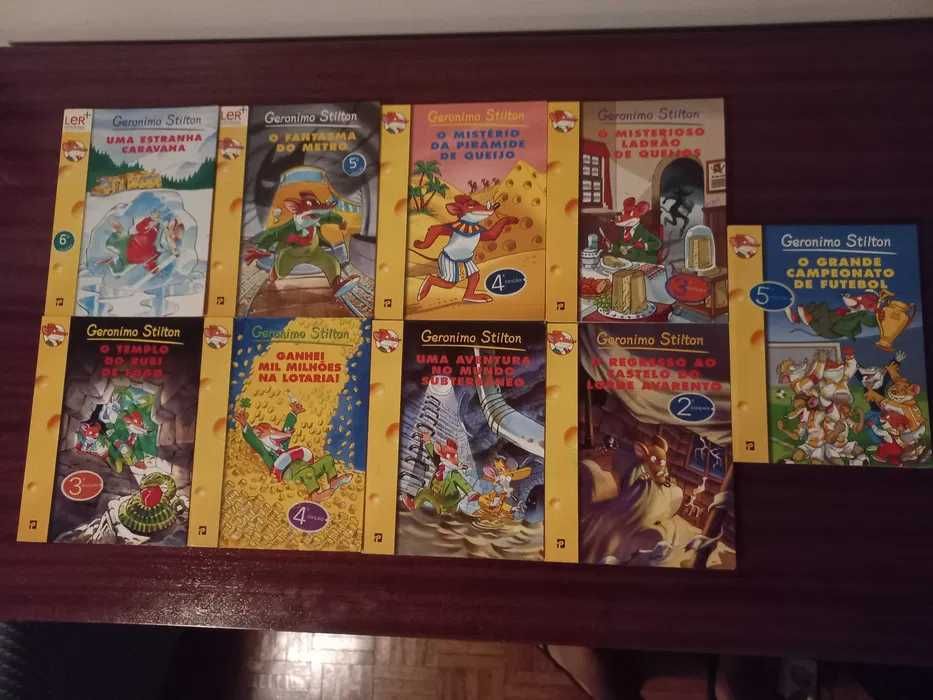 21 Livros Gerónimo Stilton