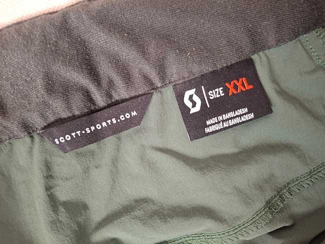 Scott Termoaktywne Krótkie spodenki rowerowe męskie XXL