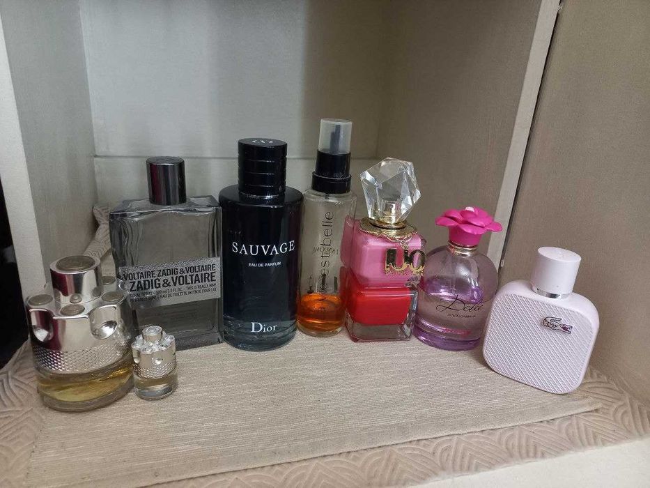 Lancome, Lattafa,Lacoste, Zadig & Voltaire