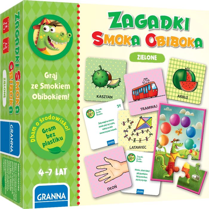Zielona gra. Zagadki Smoka Obiboka. Granna. Nowy Produkt