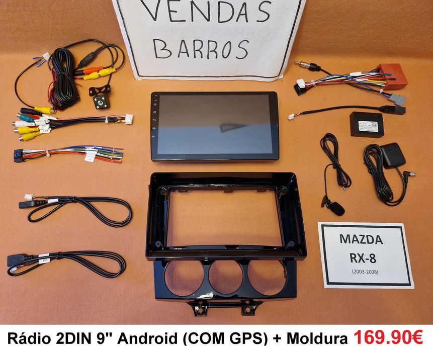 (NOVO) Rádio 2DIN • MAZDA • CX-5 / CX-7 / RX-8 • Android  [4+64GB]