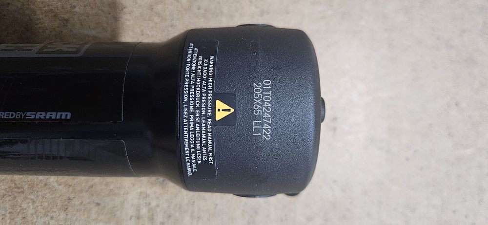 Damper RockShox Deluxe Select 205x65