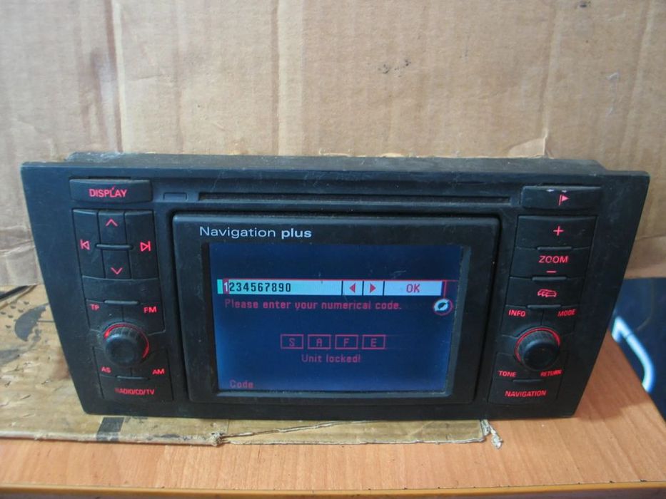 radio radioodtwarzacz nawigacja navi plus audi a6 c5 4b0035192k