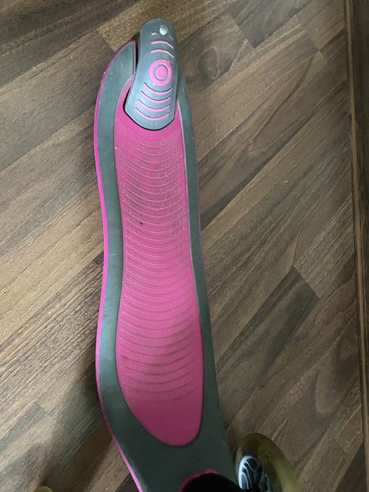 Детский самокат Globber Fold Up Elite Deluxe розовый