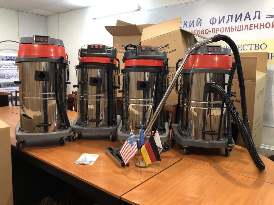 Промисловий пилосос RedLine пиловологосос 2 Турбіни 3000 w