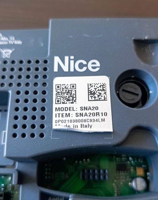 Centrala sterująca Nice (SNA20R10)