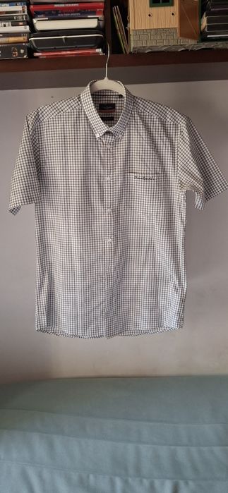 Koszula męska/chłopięca, krótki rękaw, M,  Pierre Cardin , 2 sztuki