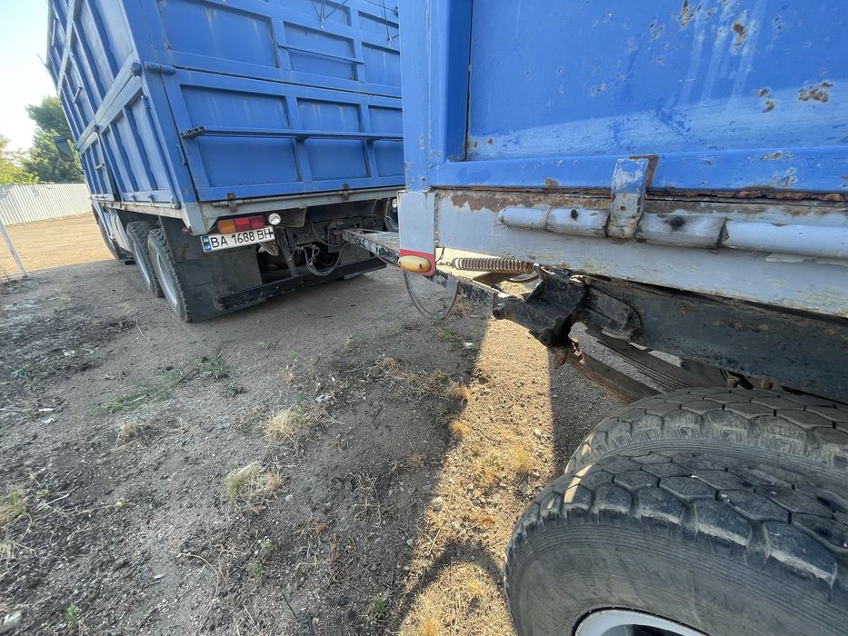 Камаз 5320 борт, з під зерна, з причепом