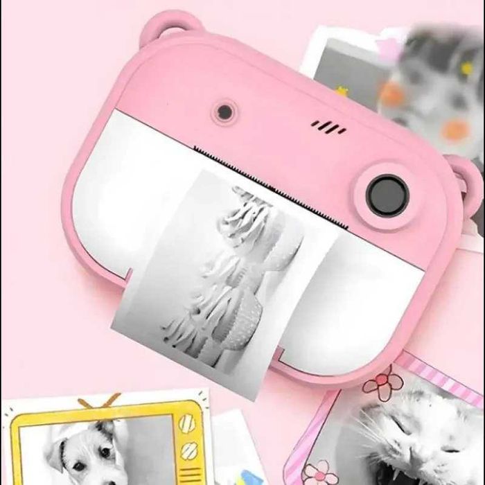 Дитячий Фотоапарат Миттєвого Друку із Підтримкою microSD card FullHD.