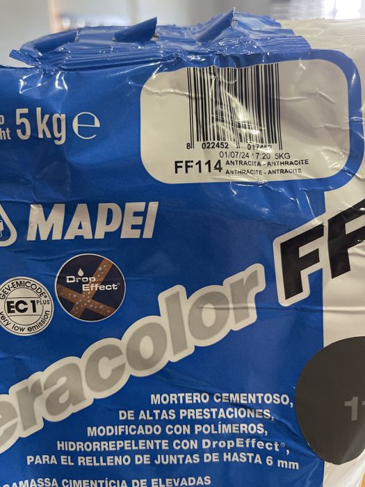 Argamassa Cor Antracite da Mapei - 5 kg