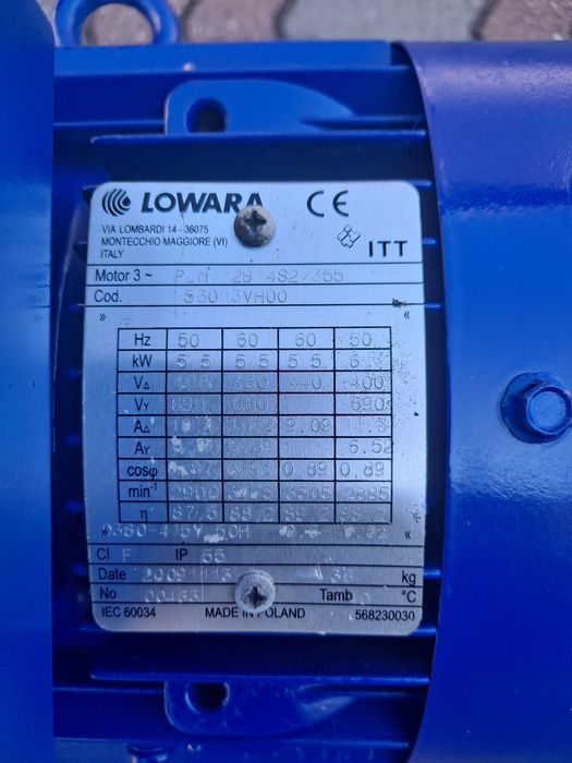 Pompa wodna Lowara FHE 40-200/55