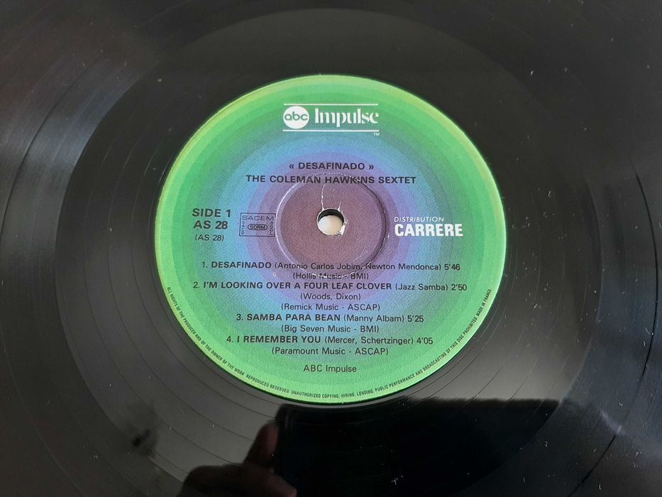 Coleman Hawkins - Desafinado - França - Vinil LP