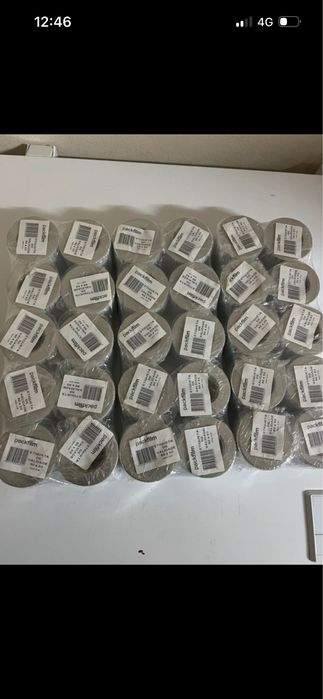 Pack 10 Rolos Etiquetas de Validade 60x60 – 500 un cada