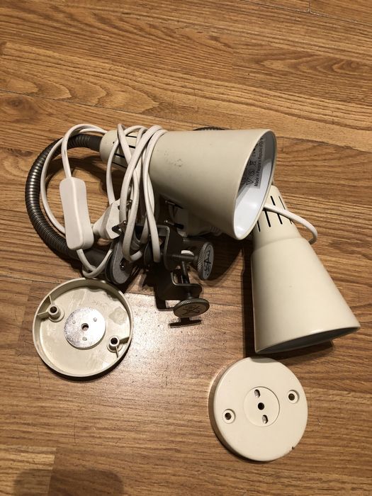 2x regulowane lampki ikea