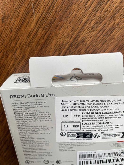 Навушники Redmi buds 8 Lite Xiaomi Чорні