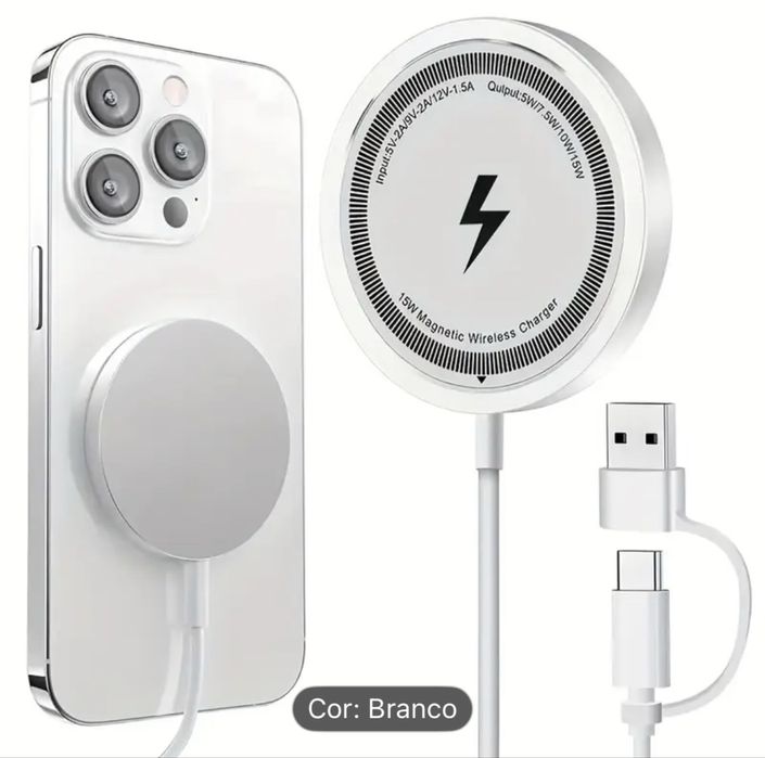 Carregador de telemovel Novo