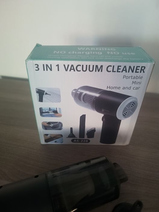 Bezprzewodowy odkurzacz samochodowy, do auta, lekki, podręczny, mocny