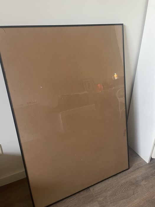 Moldura Grande Preta com Vidro para Poster – 101x71 cm