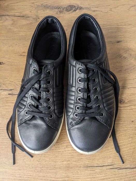 Ecco soft 7 w sneakersy damskie czarne