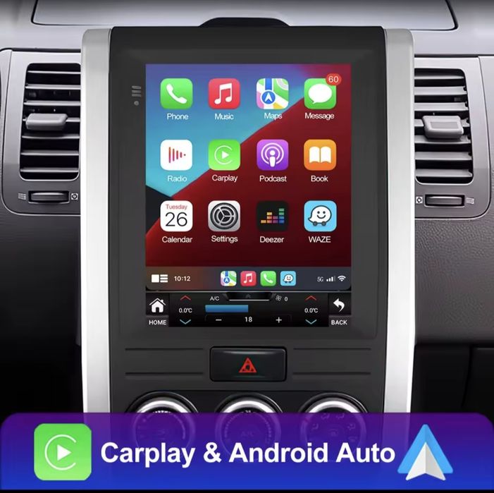‼️ Nissan X-TRAIL T31 ‼️Tesla Android магнітола 8/128GB Carplay DSP 4G