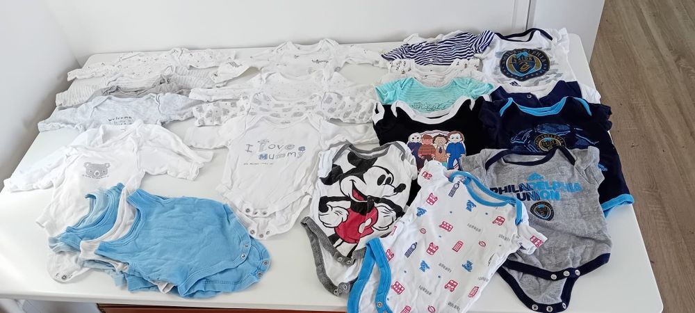 Lote/conjunto roupa bebé recém nascido - 0-3 meses - 84 peças