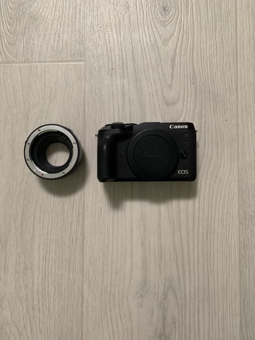 Canon eos m6 mark ii + адаптер