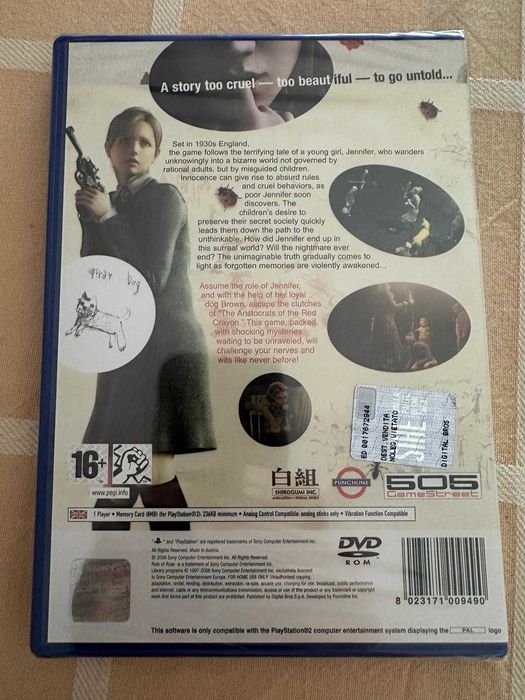 RULE OF ROSE Sony Playstation 2 PS2 PAL UK Selado