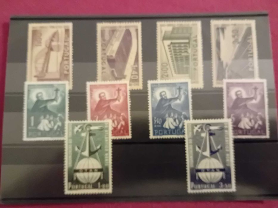 Selos novos e usados de Portugal e Ultramar (ex Colónias).