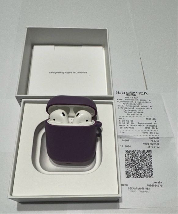 Наушники AirPods2 оригинал