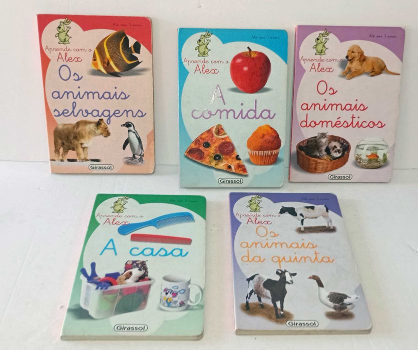 Livros da Coleção - Aprende com o Alex