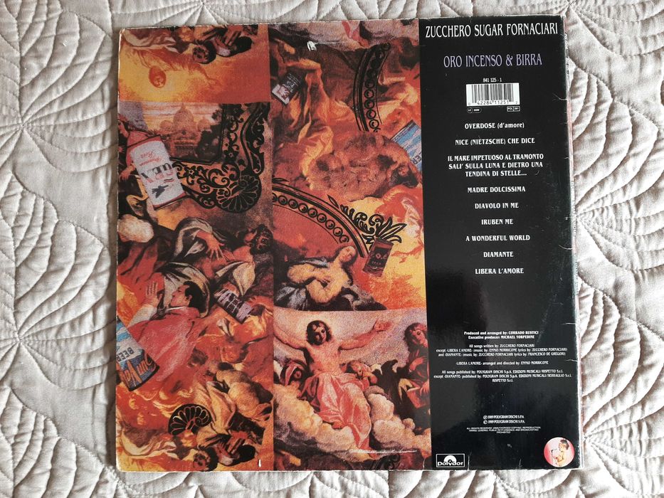 Zucchero - Oro Incenso & Birra - Europa - Vinil LP